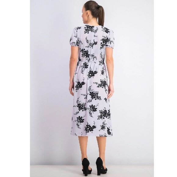 MICHAEL Michael Kors Pintuck Floral Print Dress - Picture 4 of 8